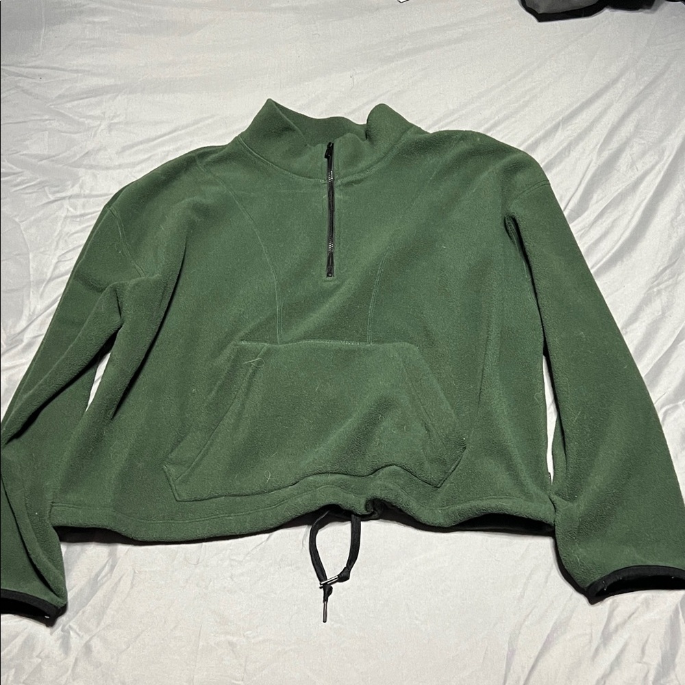 VS PINK Fleece crop Pullover